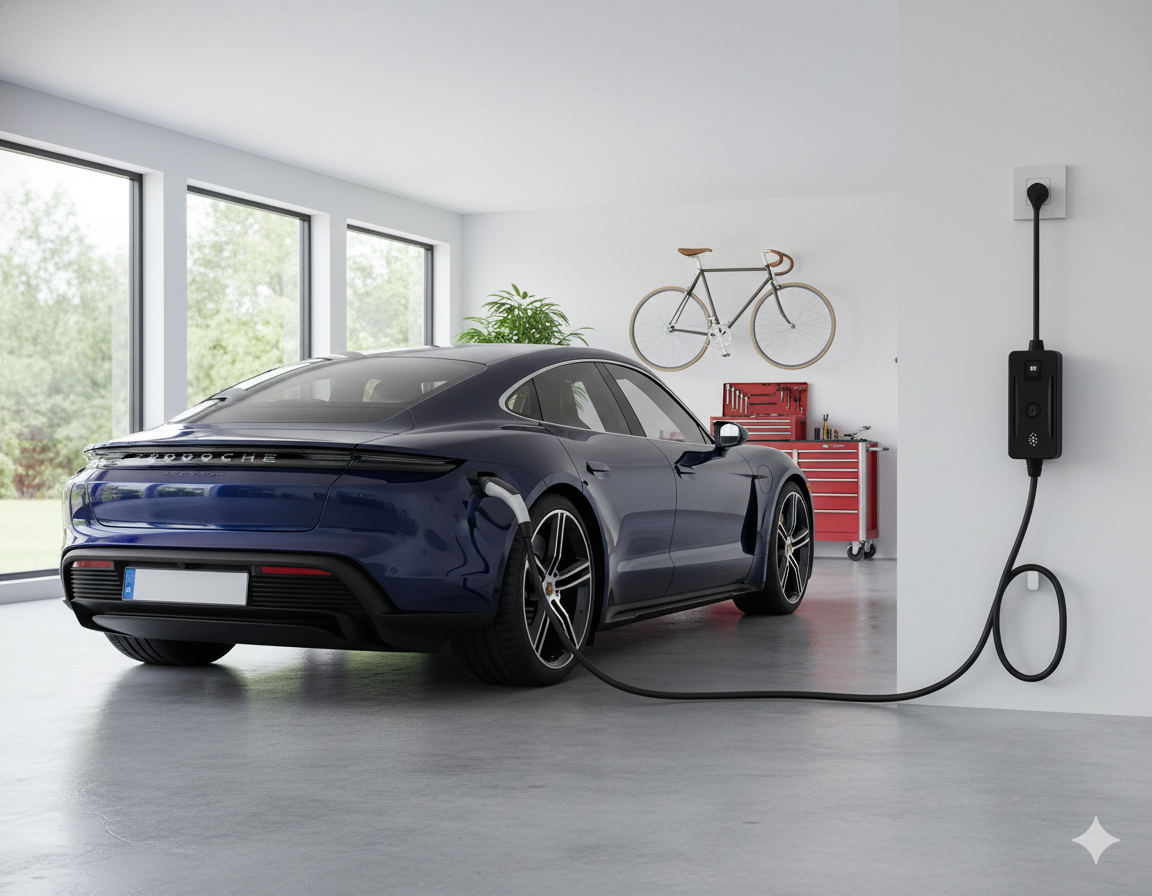 شارژر خودروی برقی قابل حمل مدل EV-C2